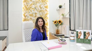 Dr. Sonia Nanavati at her consultation desk