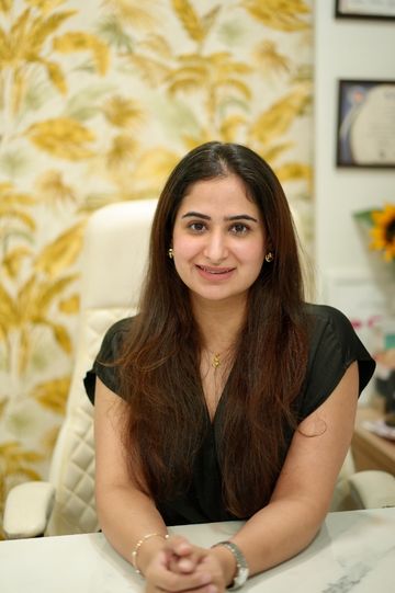 Dr. Sonia Sabhandasani Nanavati at her consultation desk