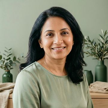 Portrait of a mature woman with healthy, radiant skin